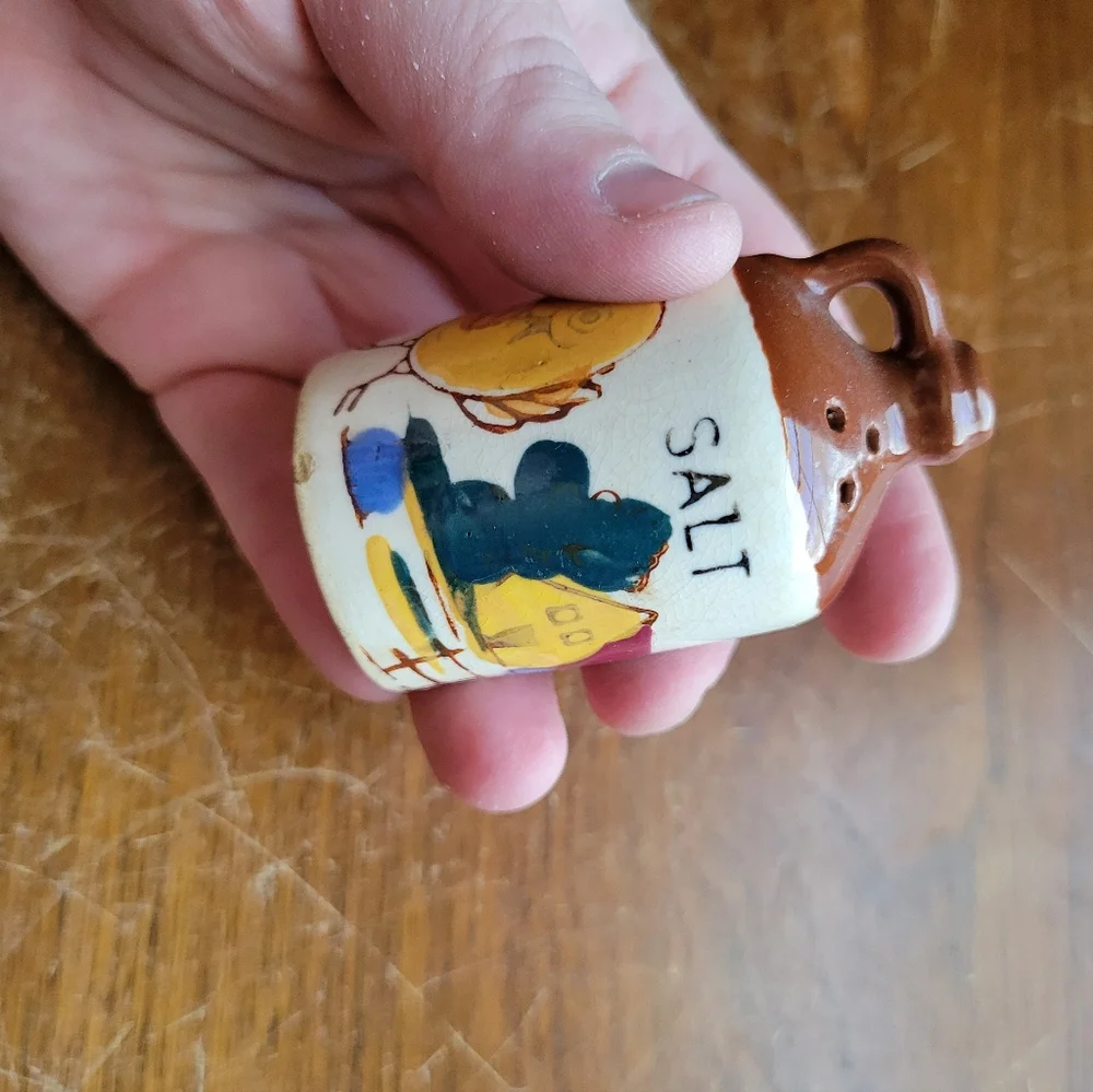 Vintage Salt and Pepper Shakers Mini Jugs Made in Japan Chickens